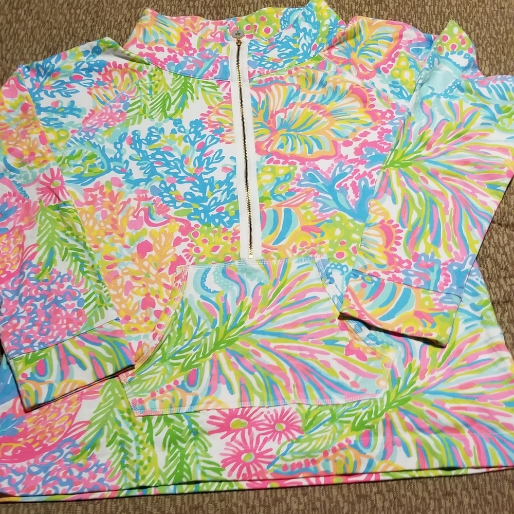 Lily Pulitzer Half Zip Pullover top